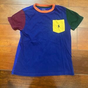Ralph Lauren Polo - Multi-Color Pocket Tee - Boys Size 6
